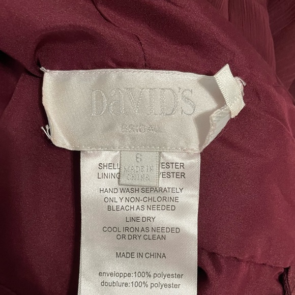 David’s Bridal Chiffon bridesmaid dress - Picture 5 of 13